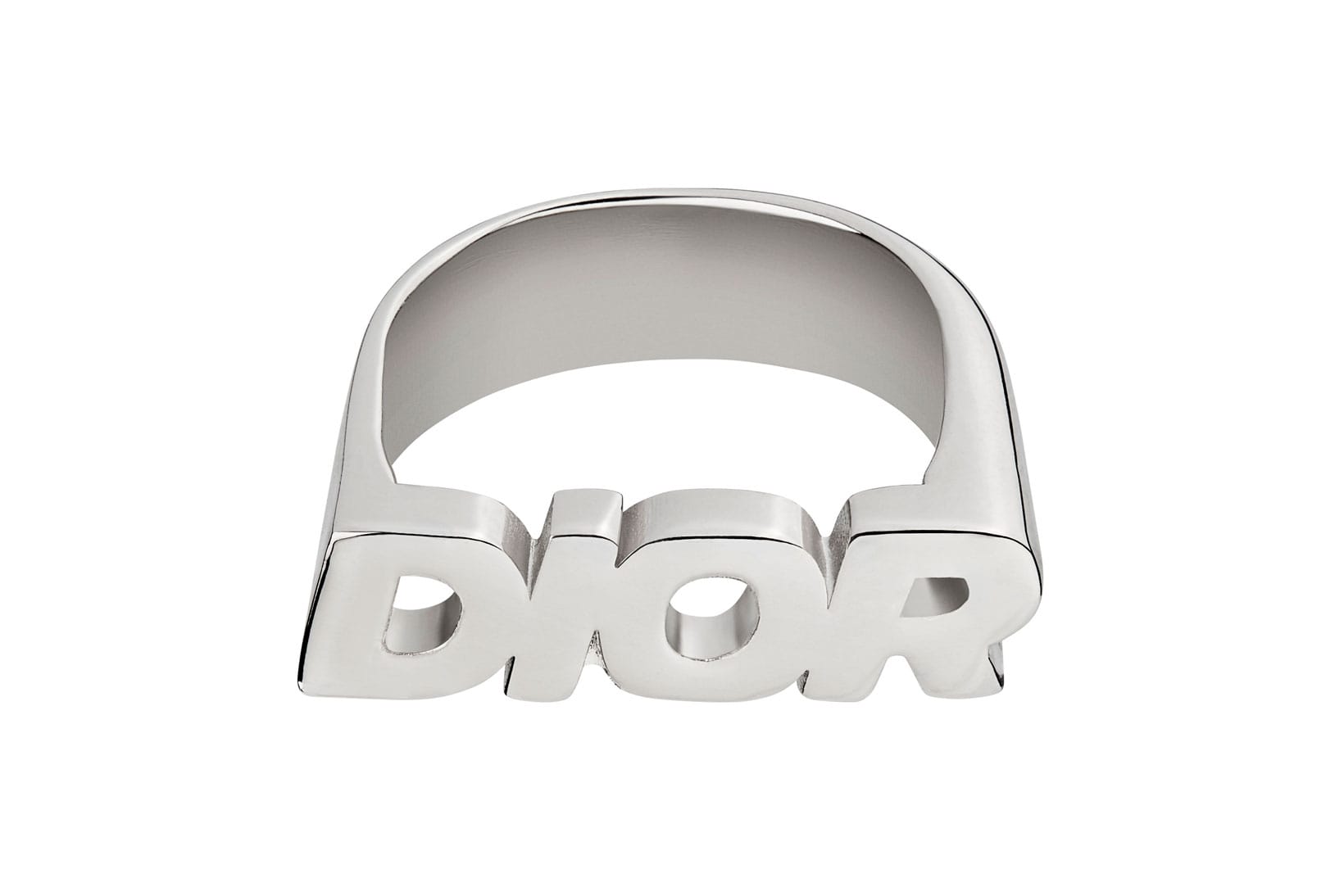 CD Icon Chain Link Ring Silver  DIOR AU